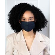 Masque lavable catégorie 1 AFNOR S76-001 - bleu marine - 100% coton - fabriqué en France_2