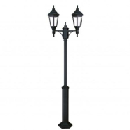 Pôle classique à 2 bras - Clic-Clac 6 - IP44 - E27 - 2x42W - Noir - Extérieur_2