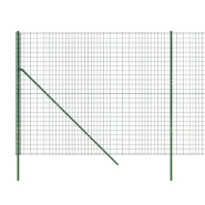 Vidaxl clôture en treillis métallique vert 1,8x25 m acier galvanisé 154061_2
