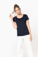 T-shirt bio femme - col à bords francs - manches courtes - Réf : K399 - Kariban_2