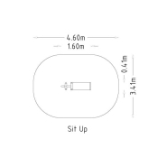 Equipement de fitness extérieur - Gym Single Sit Up - 8036734 - Hags - Renforcement musculaire et stabilité du tronc_2