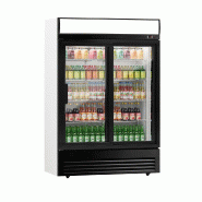 Armoire à boissons double portes coulissantes avec canopy - 880L_2