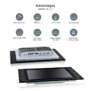 Panel PC industriel fanless 17 pouces SXGA - EVI-17SRC-12th - Intel Core 12e génération_2