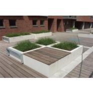 Carrée - Jardinières UrbaStyle en béton architectural avec finitions personnalisables_2