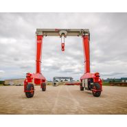 Portique monofaisceau pour transport de charges lourdes