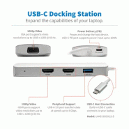 Tripp Lite U442-DOCK12-S station d'accueil USB 3.2 Gen 2 (3.1 Gen 2) Type-C Argent_2