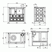 Cuisinieres a bois la nordica / rosa maiolica 6.5kw - blanc_2