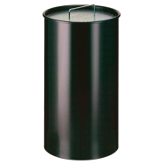 Cendrier bac à sable rond grand format en acier thermolaqué - Ø32 - avec liner en acier et tamis chromé_2