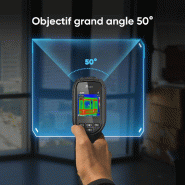 Caméra thermique HIKMICRO ECO - 96x96 px, -20°C à +550°C, écran 2.4'', 25 Hz, pointeur laser - HM-TP30-1AQF-ECO_2