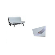 BANQUETTE BZ CELIA CONVERTIBLE 140*190 CM MATELAS STARBED 12CM_2