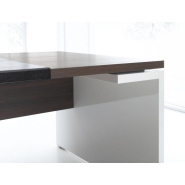 Bureau de direction élégant avec piétement en mélamine MITO - Ref : MIT3_2