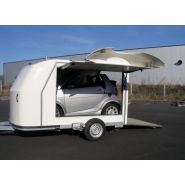 Venus - Remorque fourgon 600 kg - Vans Bardot avec pavillon polyester et options variées_2