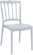 Lot de 20 Chaises empilables - Polypropylène - Napoléon GARDEN_2
