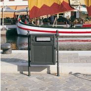 2271 000 - Poubelle publique biface Scilla - Neri - 31L_2