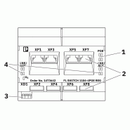 Switch Ethernet Industriel 4 ports RJ45 - FL SWITCH 1104-4POE REG_2