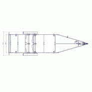 8m40-2m55 - 2x1500 kg - 3000 kg - VLEMMIX - Remorque Porte-Bateau_2