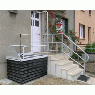 Élévateur mobile Minilift 2 - course 83 cm - capacité 300 kg - options garde-corps et accès ERP_2