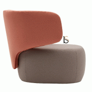 Sofa 1 place Basel - Softline - Feld vert 848_3