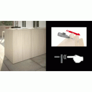 Armoire portes mélaminé portes poussoir - 2 étagères - haut. 120 cm (4 largeurs au choix) So Madrid_2