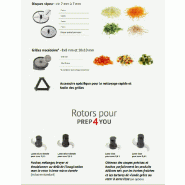Coupe-légumes Dito Sama DVSVS - vitesse variable 500-1200 TR/MN - PREP4YOU - Trémie 1,25L et sécurité intégrée_2