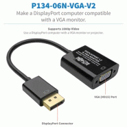 Eaton tripplite displayport to vga active adapter video_2