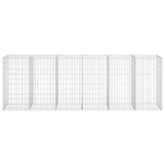 Vidaxl mur en gabion avec couvercles acier galvanisé 300 x 50 x 100 cm 143592_2