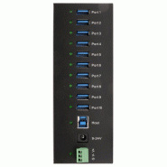 EXSYS EX-11230HMS HUB 10 ports USB 3.2 Gen 1 Din-Rail Kit et mur VIA VL811+ Chipset_2