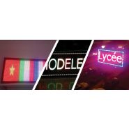 Journal lumineux - monochrome et multicolore - affichage LED avec zones multiples et contrôle intelligent_2