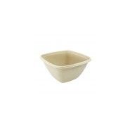 Saladier carré biodégradable en pulpe - Sabert - 500 ml, longueur 13 cm - NN03060003_3