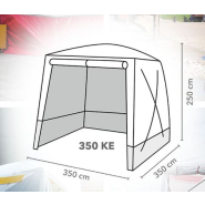 Tente de décontamination à toit plat 350 KE avec thermo-désinfecteur TES 200 - surface de 12,25 m²_2