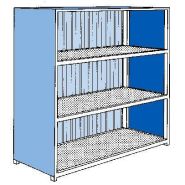 139336W - Conteneur de stockage pour produits dangereux - 3 palettes ou cuves, 3 niveaux, portes battantes_2