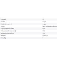 139415W - Bac à sable/sel gerbable CS 50 en polyéthylène (PE) - résistant aux chocs et intempéries_2