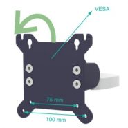 eCart LD 3 - Chariot informatique médical pré-configuré pour écran - Ergonoflex - Aluminium anodisé - 25 kg_2