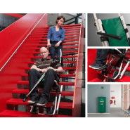 Chaise d'evacuation d'escalier, pliant pour pmr - escape_2