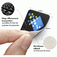 Sticker Cleaner Microfibre - Patch nettoyant personnalisable en microfibre anti-microbienne pour écrans tactiles_2