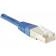 Cordon RJ45 catégorie 6 F/UTP - 2 m - Bleu - Blindé en cuivre avec gaine PVC, norme ANSI/TIA 568 et ISO 11801 - Référence 842204_2