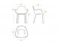 Lot de 4 chaises d'accueil STINTO - Domon'V_2