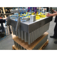 Palettiseur/Dépalettiseur magnétique stable - prise de boîtes, pots, bouteilles en verre avec capsule - manuel ou pneumatique_3