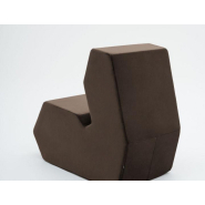 Pouf d'accueil chauffeuse ergonomique - ref : Shape_2