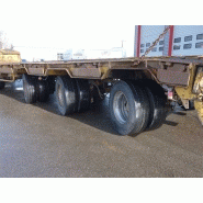 Remorque porte-engins NICOLAS - Référence 6194 - 4 essieux directionnels hydrauliques - PTC 68,20T_2