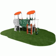 Structure de jeux inox 2 tours - Gamme Primo Spacio - PRS20901 pour enfants de 2 à 8 ans_2