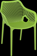 Fauteuils empilables - Lot de 4 - AIR polypropylène_2