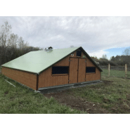 Bâtiment mobile avec options de déplacement et cloisonnement