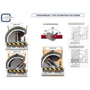 Fast 500/600 - tronçonneuses mono tête - jc colombo - diamètre de lame de scie 500 à 600 mm_2