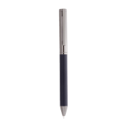 Parure stylos en métal - Stylo à bille et stylo roller - Étui boîte cadeau noir - Encre bleue_2