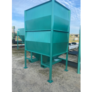 Conteneur cône déporté palettisable avec possibilité de rehaussage - Capacité 1800 L_2