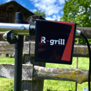 Rôtissoire robuste en acier inoxydable pour usage domestique