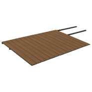 Vidaxl panneaux de terrasse et accessoires wpc marron/gris 35 m² 4 m 3070475_2