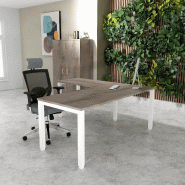 Bureau d'angle Tempo - Mobel Linea. - Blanc 9010, 160, Non_0