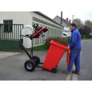 Aspirateur de voirie puissant avec bac 240 litres honda 50 cm3 4 temps_2